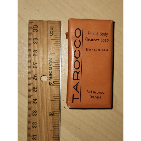 5~Tarocco Sicilian Blood Orange Travel/Guest Size Face & Body Soap Bar 1.0 Oz Ea - Picture 4 of 4